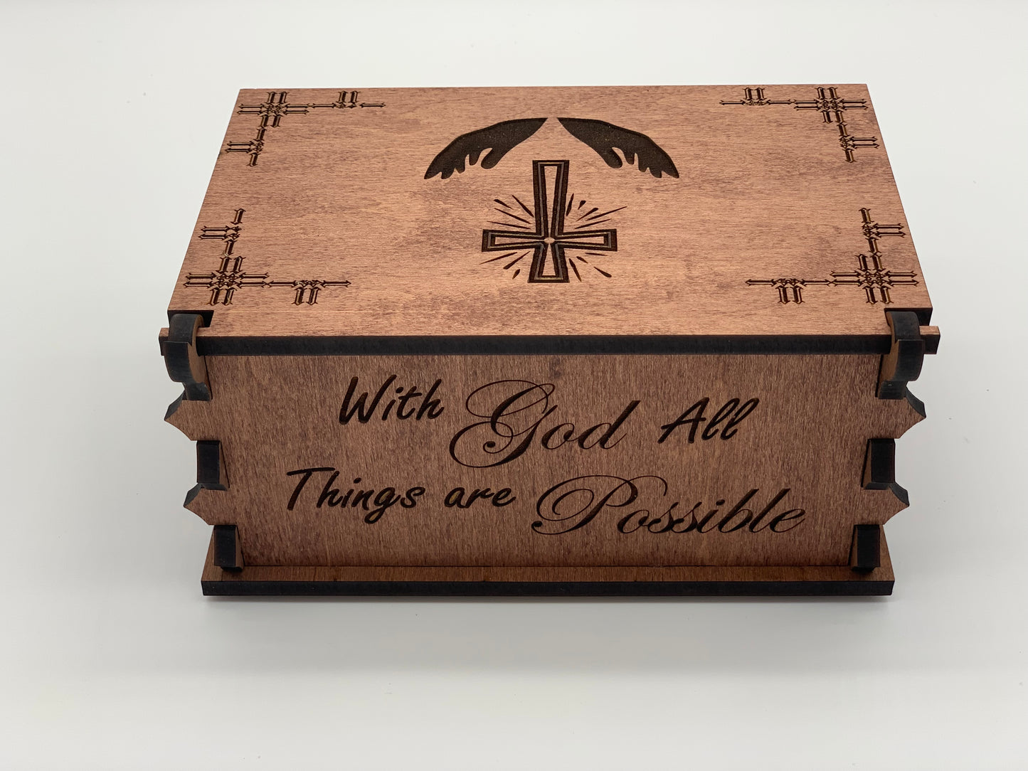 Prayer Box 4x6 - Stained Maple