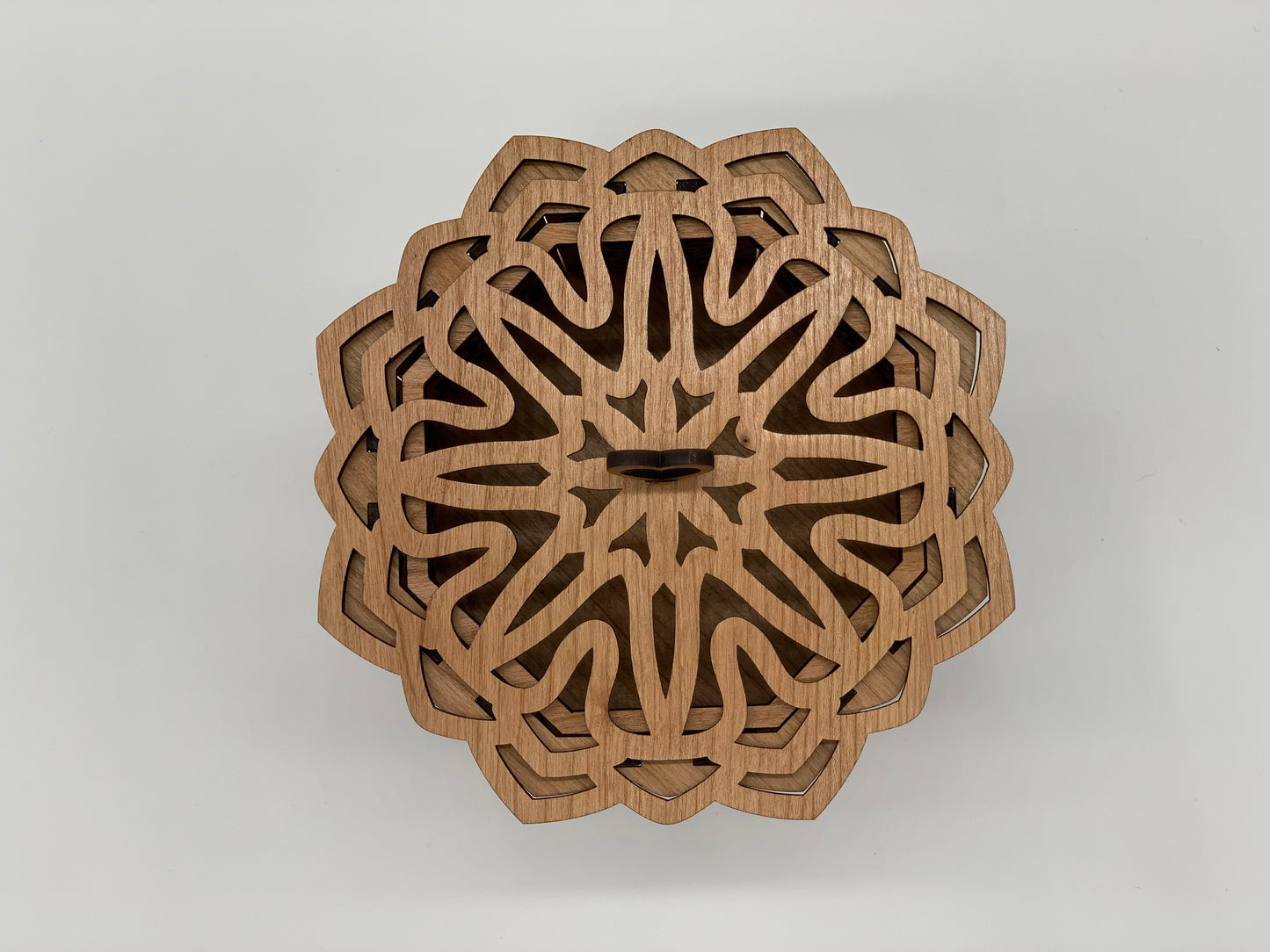 Octagon Trinket Box - Mahogany
