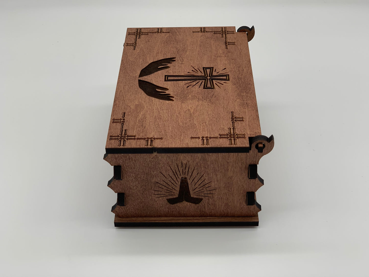 Prayer Box 4x6 - Stained Maple