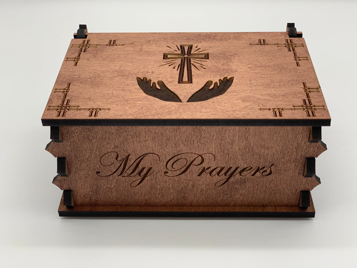 Prayer Box 4x6 - Stained Maple