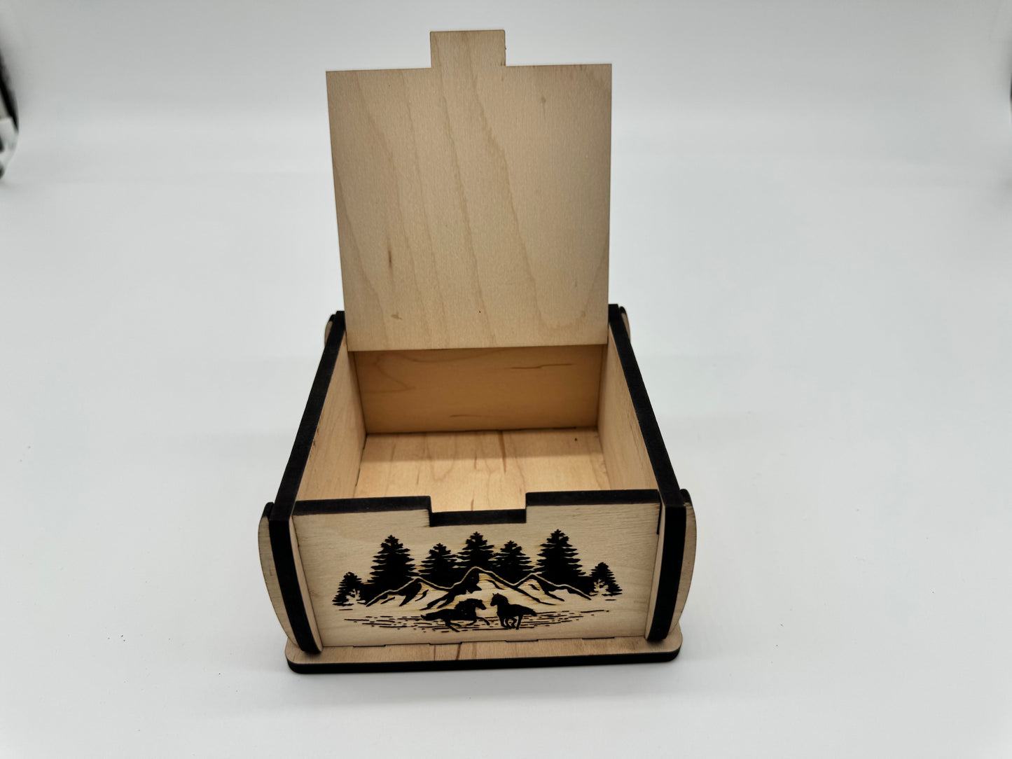 Trinket box with Horse Graphics