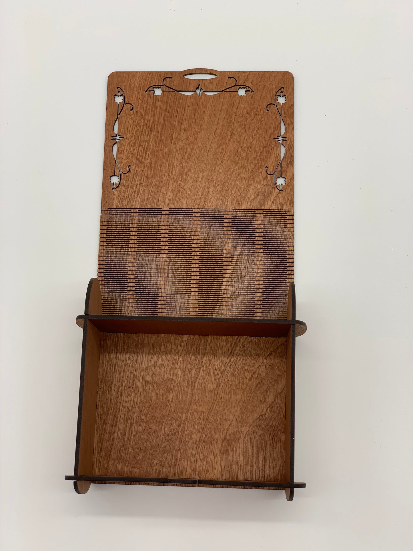 Keepsake Lockbox with Flexible Edge - Mahogany
