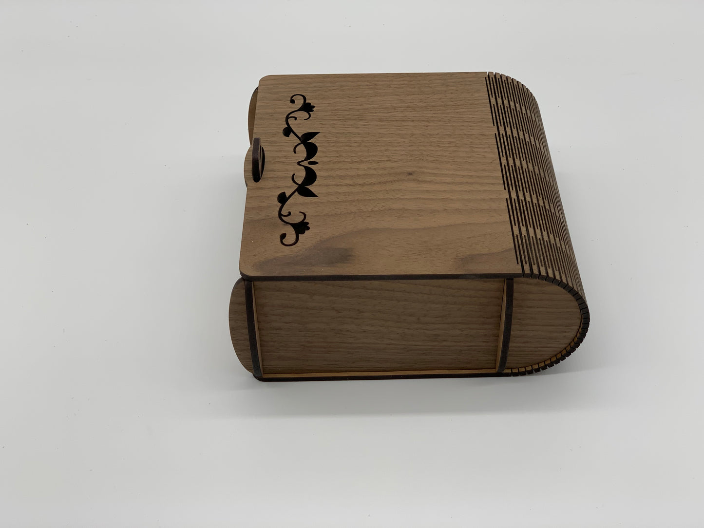 Keepsake Lockbox with Flexible Edge - Walnut