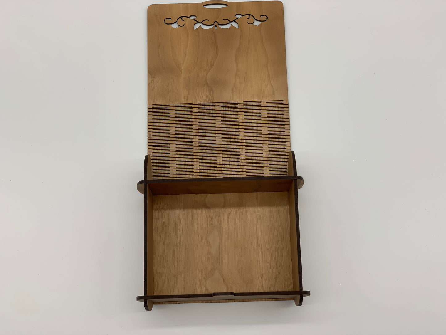 Keepsake Lockbox with Flexible Edge - Walnut