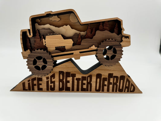 Jeep Multi-layer Life is Better Off Road