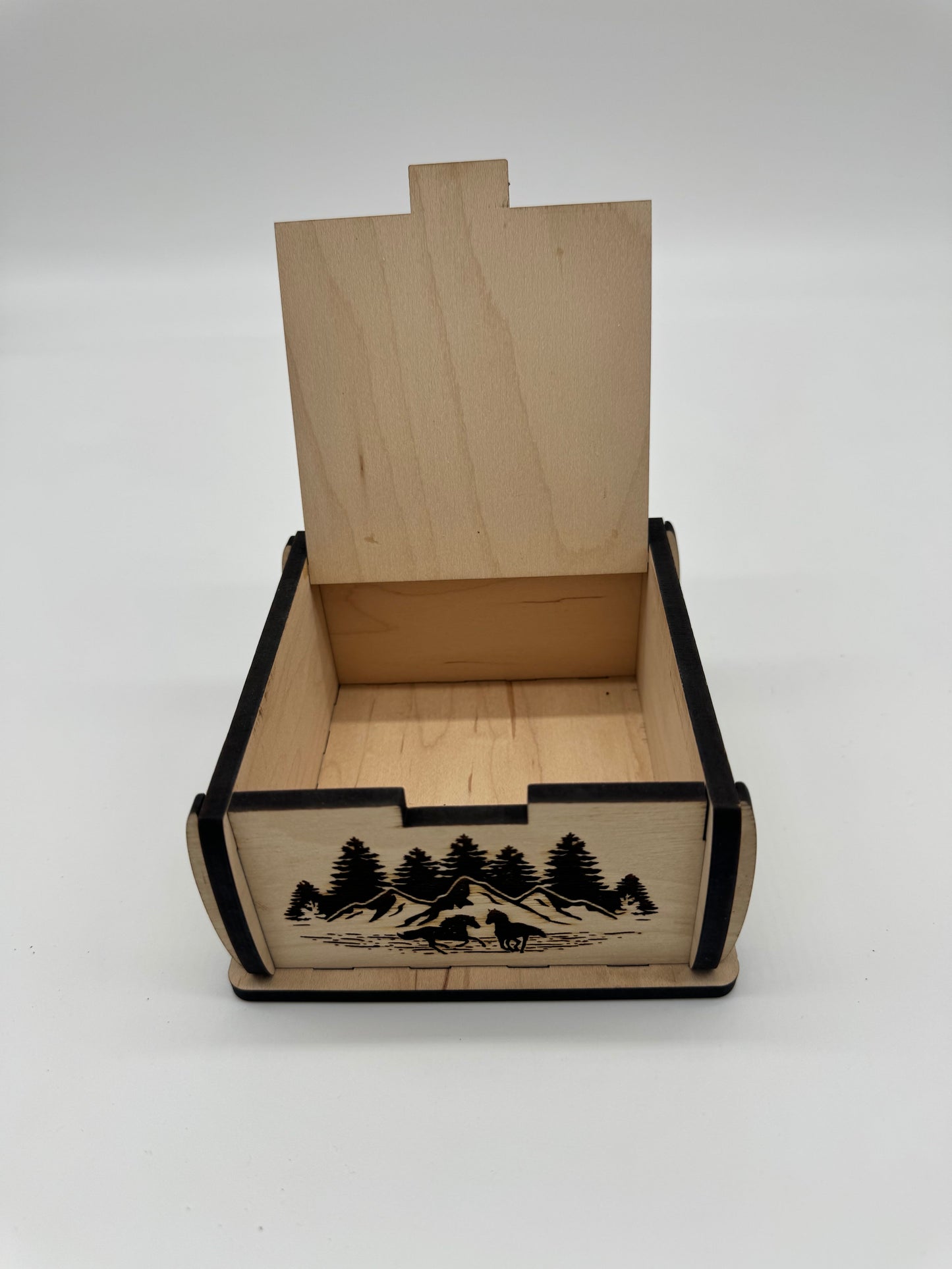 Trinket box with Horse Graphics
